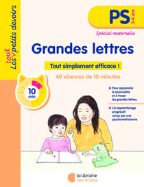 Les tout petits devoirs : Grandes lettres : PS (édition 2026)