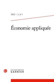 Économie appliquée n.3 : varia