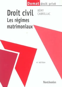 Droit civil regimes matrimoniaux