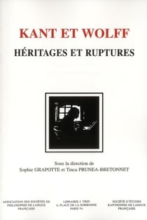 Kant et Wolff : Héritages et ruptures