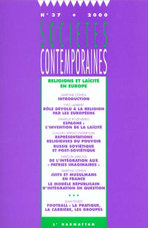 SOCIETES CONTEMPORAINES n.37 : religions et laïcité en Europe