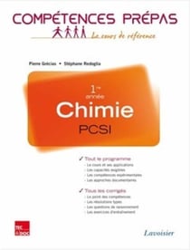 COMPETENCES PREPAS : chimie - PCSI 1re année