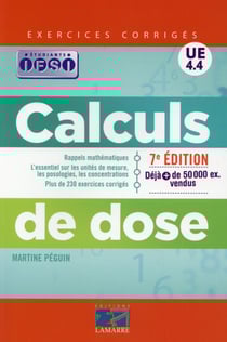 Calculs de dose - exercices corrgiés (7e édition)