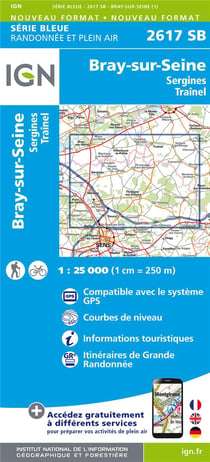 2617Sb Bray-Sur-Seine.Sergines.Traînel