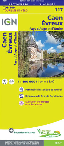Top100117 Caen / Evreux  1/100.000