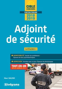 Adjoint de sécurité - catégorie C - tout-en-un (édition 2018/2019)
