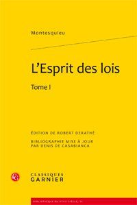 L'esprit des lois, Tome 1