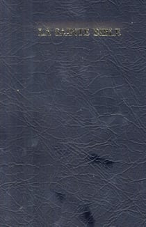 Bible segond 1910 vinyle marine onglets