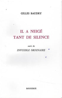Il a neigé tant de silence