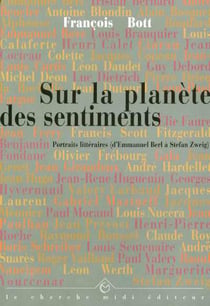 Sur la planete des sentiments portraits litteraires, d'emmanuel berl a stefan zweig