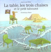 Table,les trois chaises et le tabouret