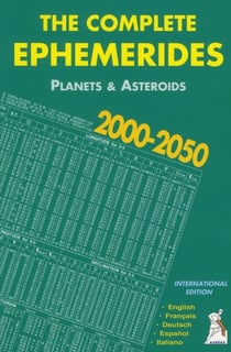 The complete ephemerides 2000-2050 - planets & asteroids (16e édition)
