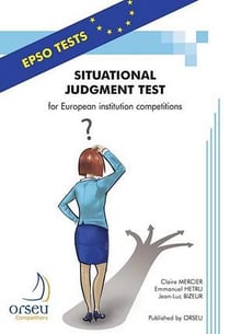 Situational Judgment Test for European insitution competitions - 2013