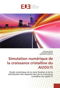 Simulation numerique de la croissance cristalline du al2o3:ti
