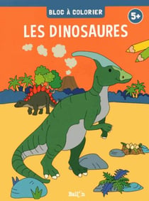 Bloc à colorier - dinosaures