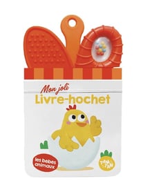 Les bébés animaux : Mon joli livre hochet