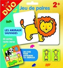 Les animaux sauvages - pochette duo - jeu de paires