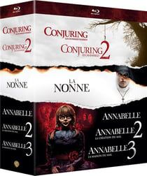 Coffret 6 films : Conjuring : les dossiers Warren + Conjuring 2 : le cas Enfield + Annabelle + Annabelle 2 : la crÃ©ation du mal + Annabelle : la maison du mal + La Nonne