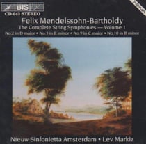Mendelssohn - string symphonies /vol.1