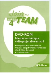 Join the team - anglais - 4ème