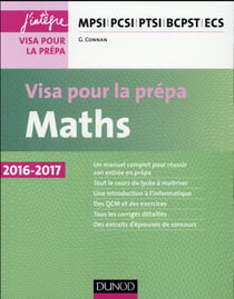 Maths - visa pour la prépa - mpsi-pcsi-ptsi-bcpst-ecs (4e édition)
