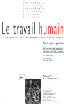Revue Le travail humain n.77/1 (édition 2014)