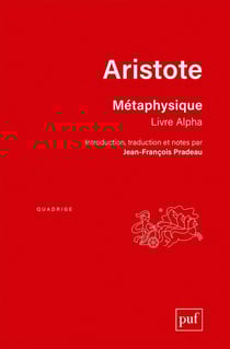 Metaphysique, livre alpha
