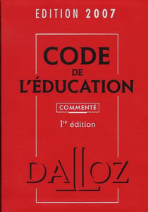 Code de l'éducation (édition 2007)