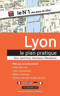 Lyon : Le plan pratique - Bron, Saint-Fons, Vénissieux, Villeurbanne (édition 2025)