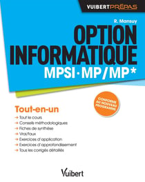 Option informatique MPSI-MP/MP