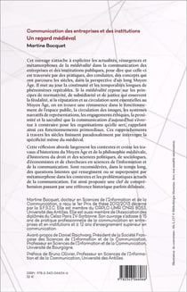 Communication des entreprises et des institutions - un regard médiéval