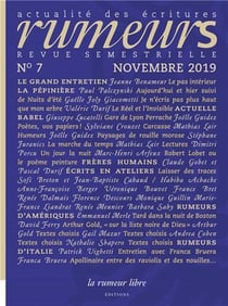 Revue Rumeurs n.7 : novembre 2019