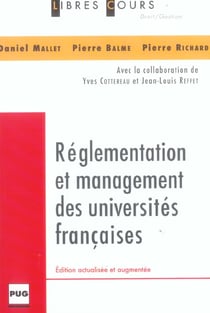 Réglementation et management des universités françaises