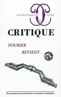 Revue Critique n.812/813 : Charles Fourier