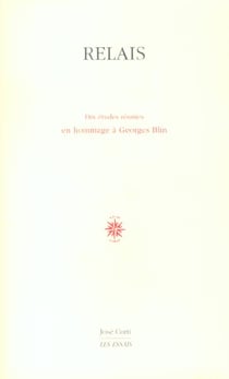 Relais dix etudes reunies en hommage a georges blin
