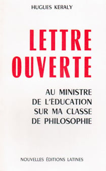 Lettre ouverte au ministre de l'éducation sur ma classe de philosophie
