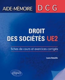 Dcg2 droit des sociétés, fiches de cours et exercices corrigées