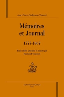 Mémoires et journal (1777-1867)