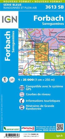3613Sb Forbach/Sarreguemines