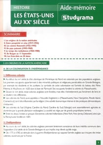 Les états-unis au xx siècle