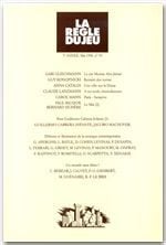 La règle du jeu n.19