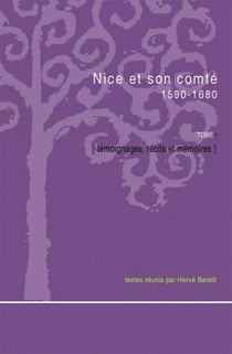 Nice et son Comté Tome 1 1590-1680