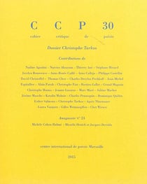 Cahier critique de poésie n.30 : Christophe Tarkos