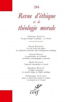 Revue d'éthique et de théologie morale - numéro 284
