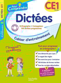 Pour comprendre : Dictées - CE1 - Cahier d'entraînement