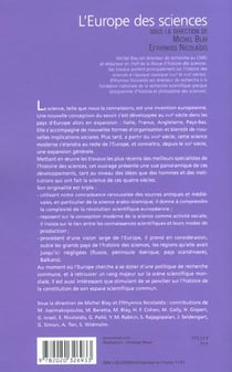 L'europe des sciences. constitution d'un espace scientifique