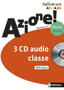 Azione ! cycle 4 - CD audio classe 2017