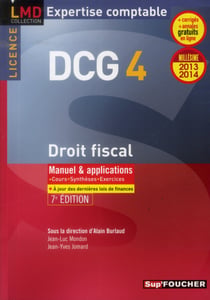 Dcg 4 - droit fiscal - manuel et applications (édition 2013-2014)