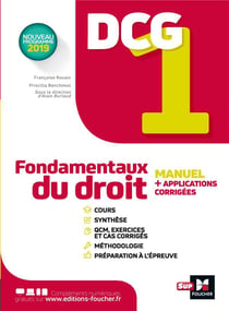 Dcg 1 - fondamentaux du droit - manuel et applications