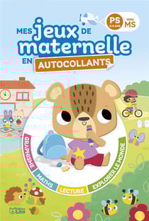 Jeux de maternelle en autocollants ps vers ms 3/4 ans